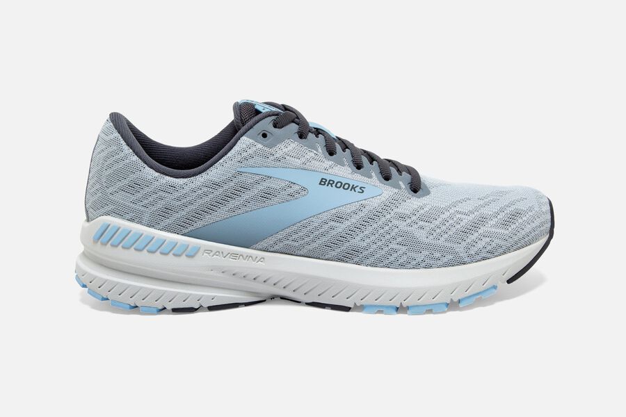 Zapatillas Running Brooks Ravenna 11 Mujer Azules Claro/Gris Baratas YOJG32685